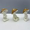 Meditation Mushroom Decorative Item, Sitting Mushroom Decorative Item