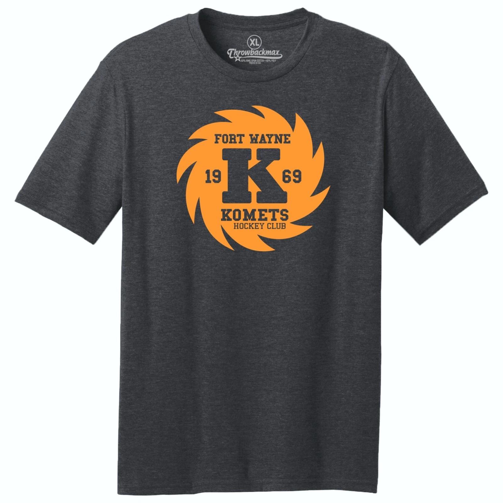 Fort Wayne Komets 1969 Hockey TRI-BLEND Tee Shirt 2XL