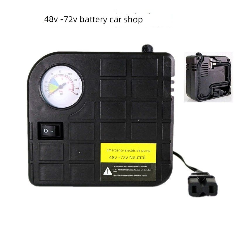 

Tire Inflatable Portable 12V Vehicle Air Pump 19 Cylinder Car Emergency Automatic Fast Inflation Battery Car 30 Portable 48V-72V Electric Scooter Battery