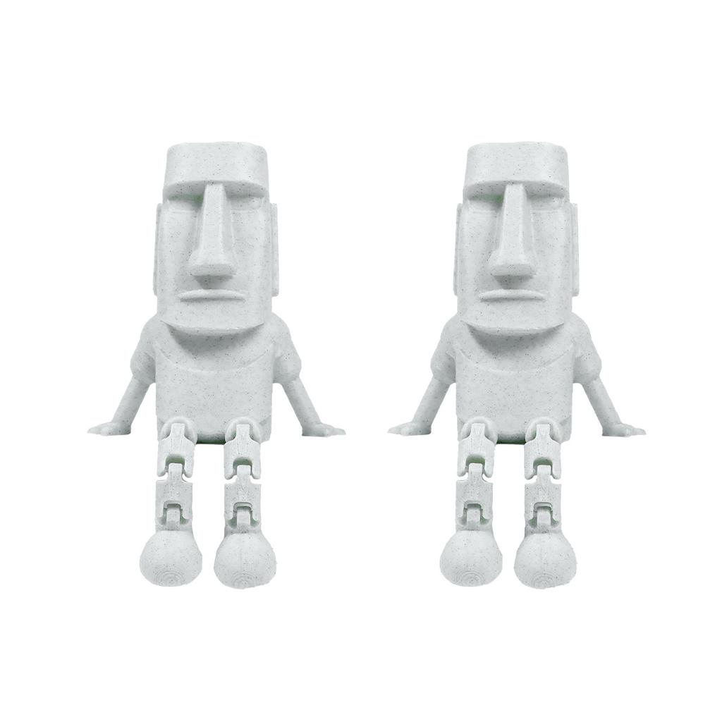3D Printed Sitting Figure Desk Decoration Creative Toy Sculpture