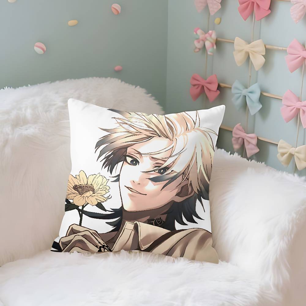 Cute M-Michael Kaiser Case Plush Fabric Soft Pillowcase Double Sided Print Cushion Cover Household Gifts