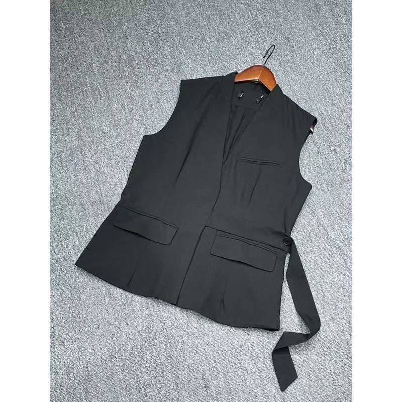 2025 Spring New Arrival Export Single Niche Design Shoelace Old Qian Feng Graceful Slim-Fit Tops