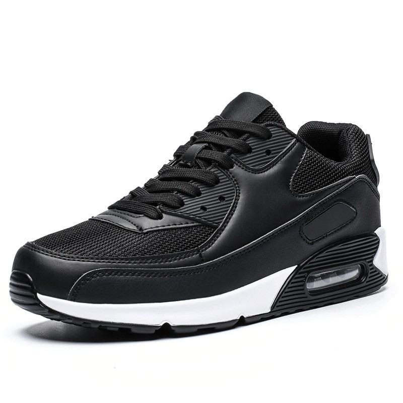 Spring New Outdoor Sports Casual Shoes Running Shoes Low-top Leather Air Cushion Casual Sports Running Shoes