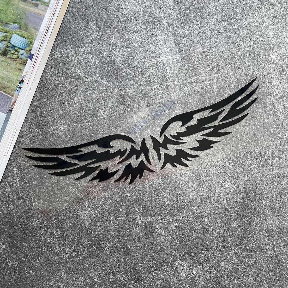 

Лазерные радужные крылья ангела, наклейки на кузов мотоцикла, топливный бак, окно автомобиля, багажник, зеркало заднего вида для Honda BMW