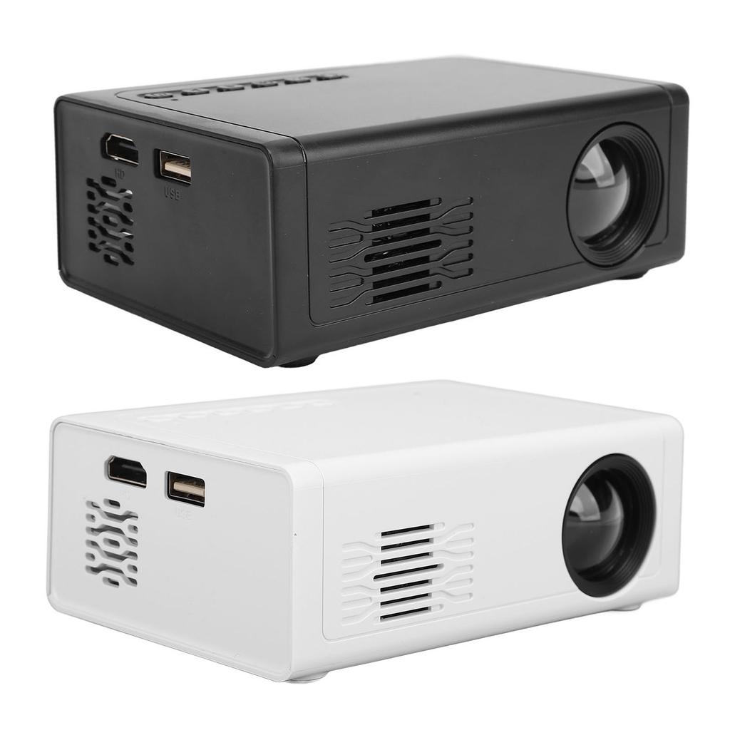 Portable Projector 1080P HD USB Movie Video Projector with HD Multimedia Interface Remote Control fo
