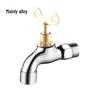 LANGZHIWEN Dual-Outlet Outdoor Lockable Faucet