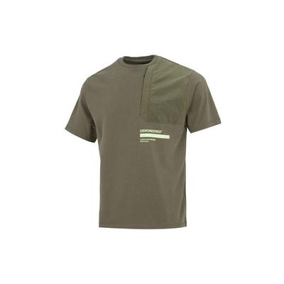 23 Engineered Sports Casual Crew Neck T-Shirt Men Tops Military-Green DM3216-222