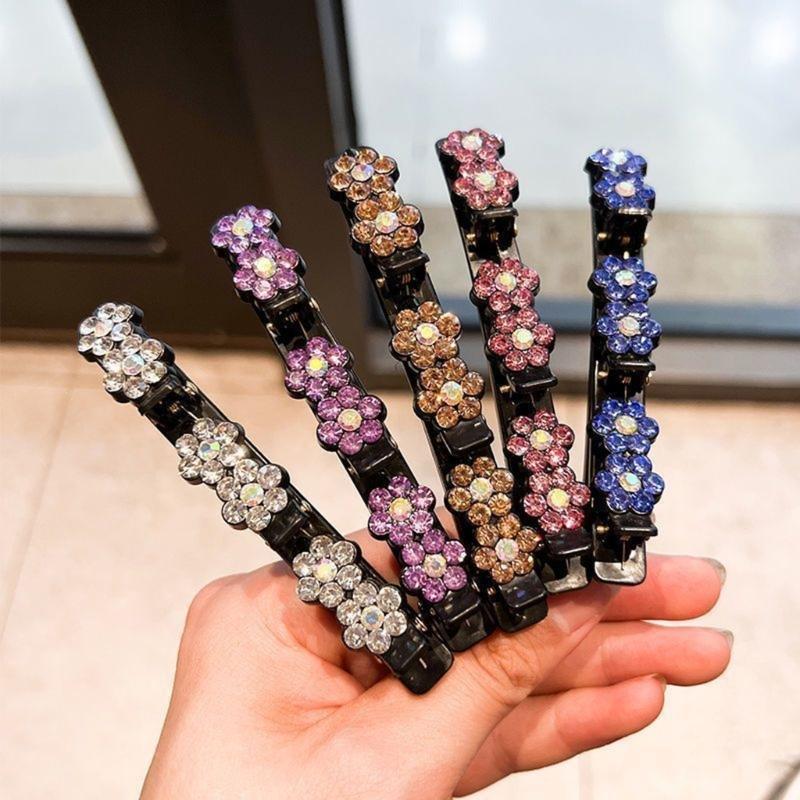 1Set Hair Bands Hair Clips for Bangs and Fringe Secure Hold All Day Comfort Wear Slip proof Grip Easily Braided Hair Bands