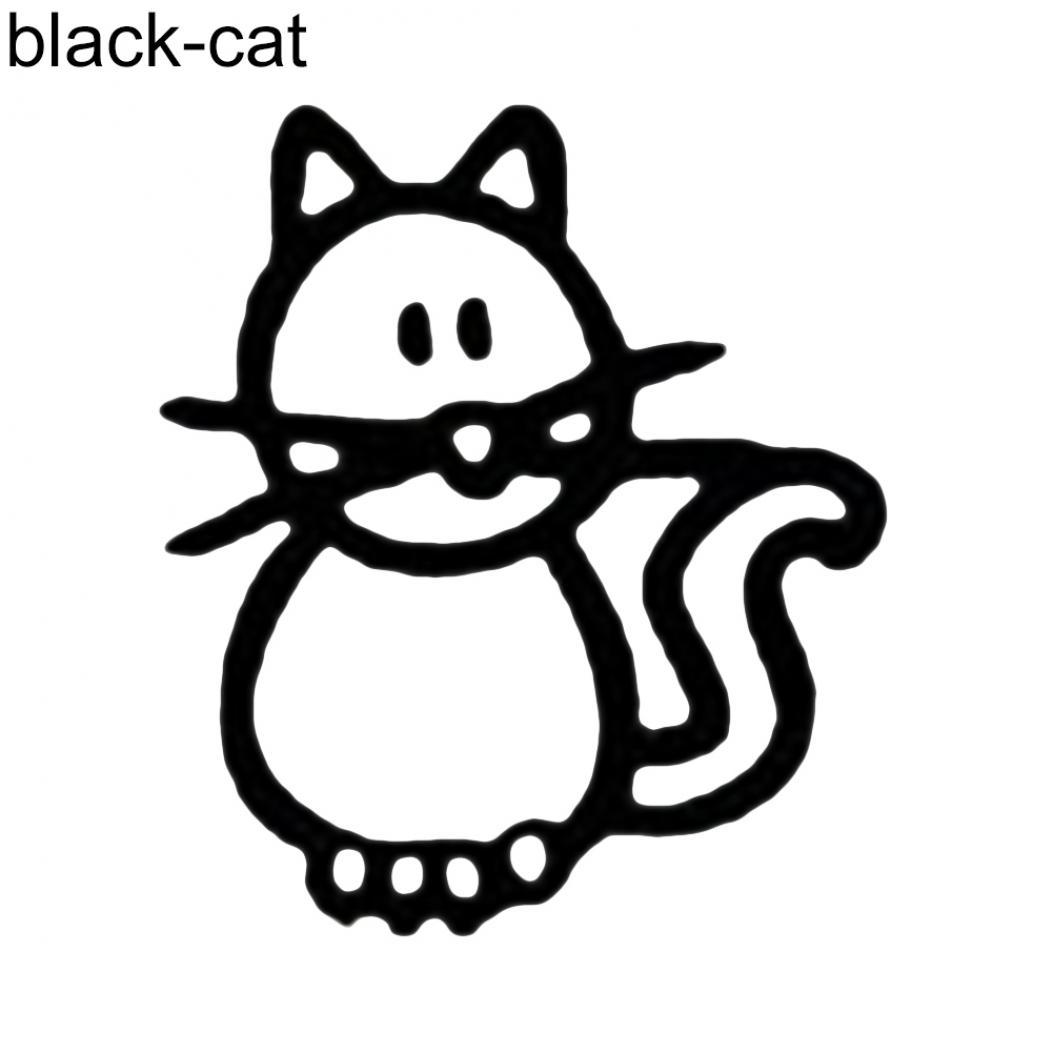 

Забавная фигурка члена семьи, собака, кошка, декор автомобиля, наклейка, наклейка для окна, двери