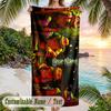 Teenage Mutant Ninja Turtles Beach Towel, Personalized Custom Text, Quick Dry Soft Large Towel For Swimming Pool Travel