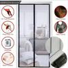 Magnetic Door Curtain Anti Mosquito Insect Net Summer Fly Screen Net Punch-Free Mosquito Nets For Window Invisible Mesh Gauze