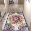 American-Style Vintage Carpet Entrance Door Mat, Bathroom Anti-Slip Pad, Luxury Kitchen Home Decoration