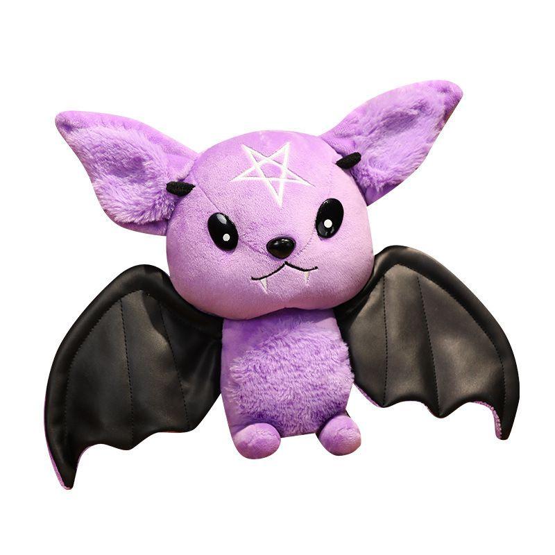Dark Bat Doll Plush Toy Soft And Comfortable Halloween Decoration Gift