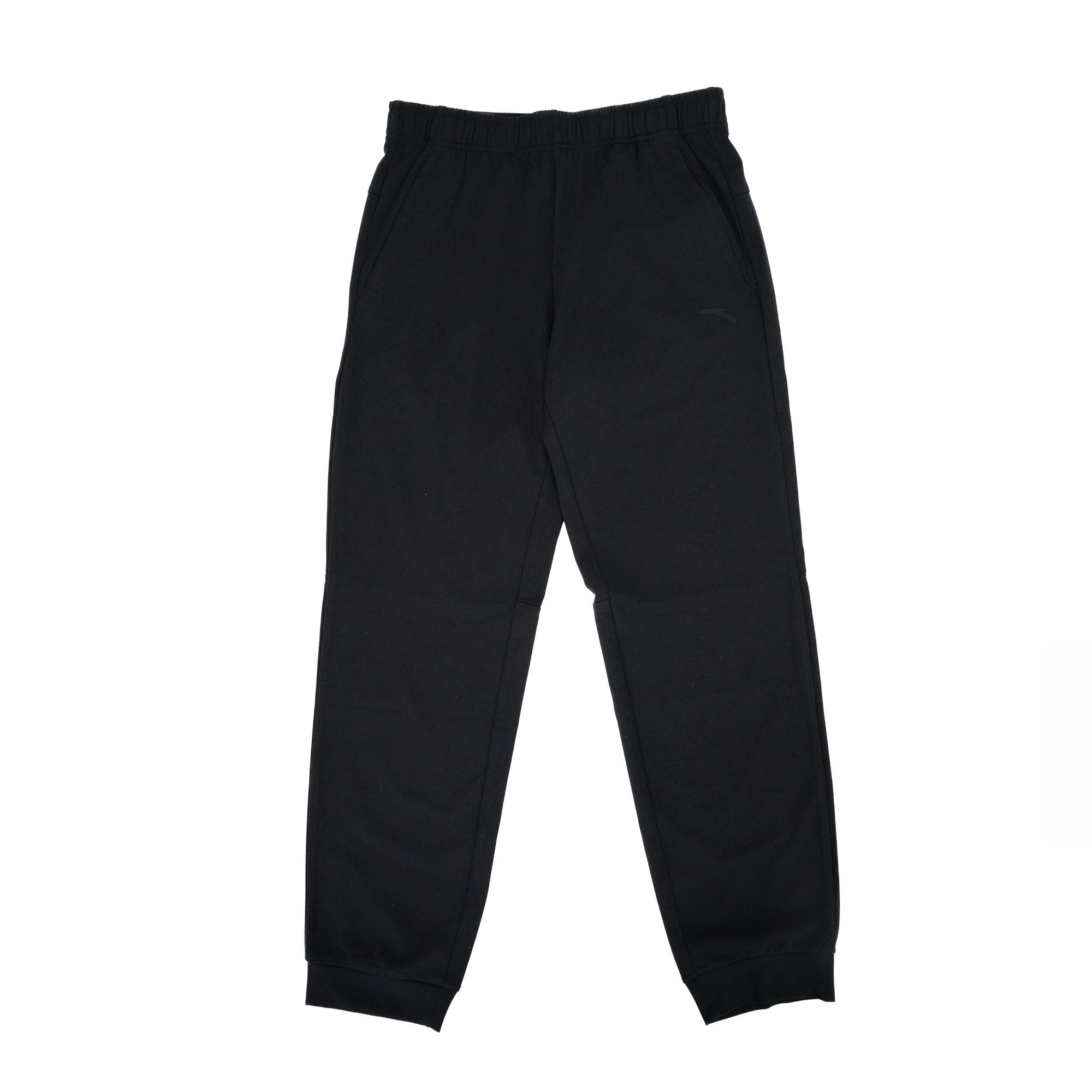 Anta Knitted Fabric Sports Pants Men s Basic Black 152537303-1 190/3XL