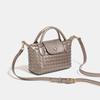 New handwoven bag stylish and simple portable dumpling bag women's oblique span bag