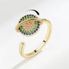 New Planet Rotating Open Ring Women Niche Design Stress Relief Spinner Band Fashion Jewelry Accessory