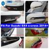 Rear Bumper / Fog Lights / Window Wiper / Taillight Strip Cover Trim For Suzuki SX4 S-cross 2014 -  Car Shiny Accessories