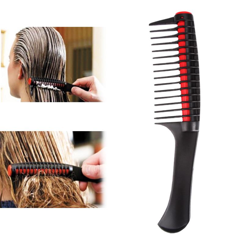 New Rolling Comb Anti-knotted Fork Hair Comb Modeling Detachable Large Teeth Straight Hair Comb Tool.