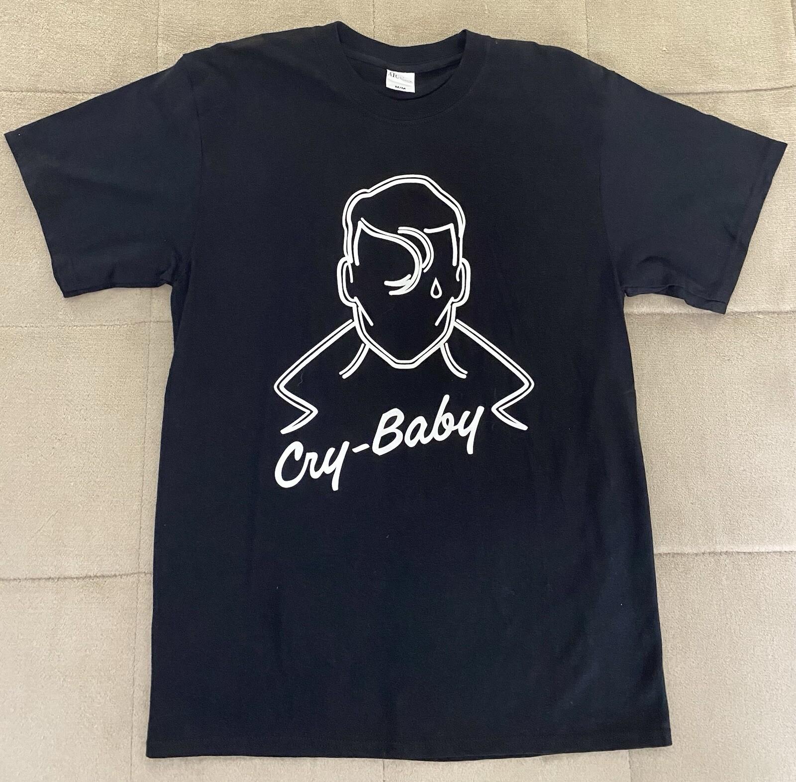 Cry Baby Print Men’s Black Tshirt Size M S