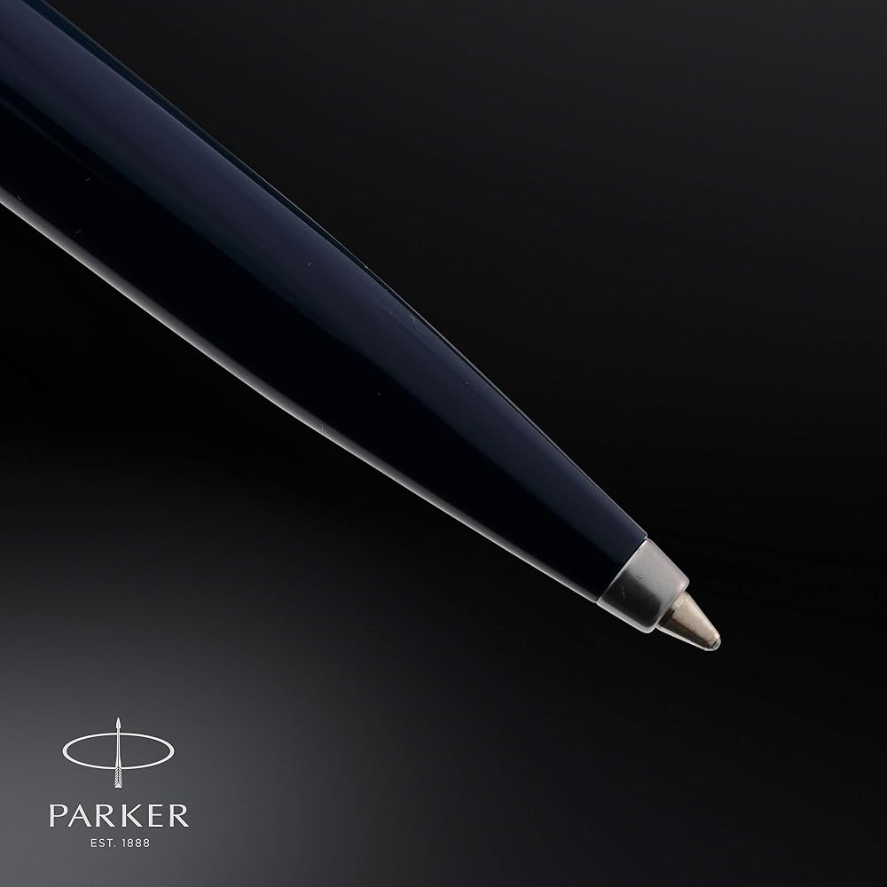 PARKER Parker Ballpoint Pen 51 Midnight Blue CT Medium, Permanent Imported in Gift Box 2123505Z