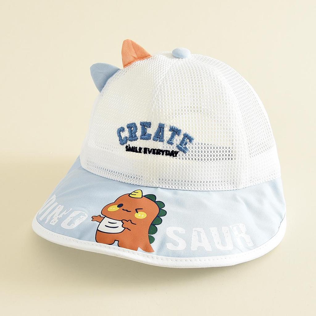Kids' Dinosaur Mesh Sun Protection Windproof Bucket Hat