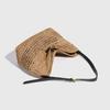2025 New Summer French Style Lazy Beach Vacation Bag Niche Straw Woven Handmade Women's Bag Large Capacity