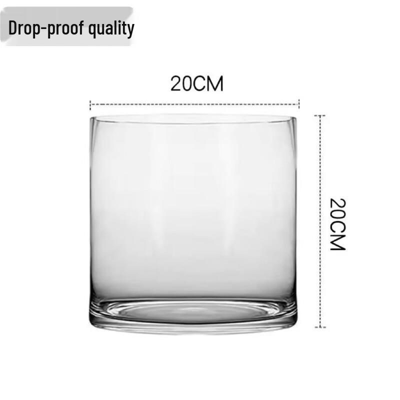 ZISIZ Anti-Drop Acrylic Vase