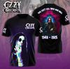 New Rock Band Ozzy Osbourne 3d Print T-shirt Men Women Fashion Plus Size Street Vintage Tops Tees Harajuku Short Sleeve Tshirt