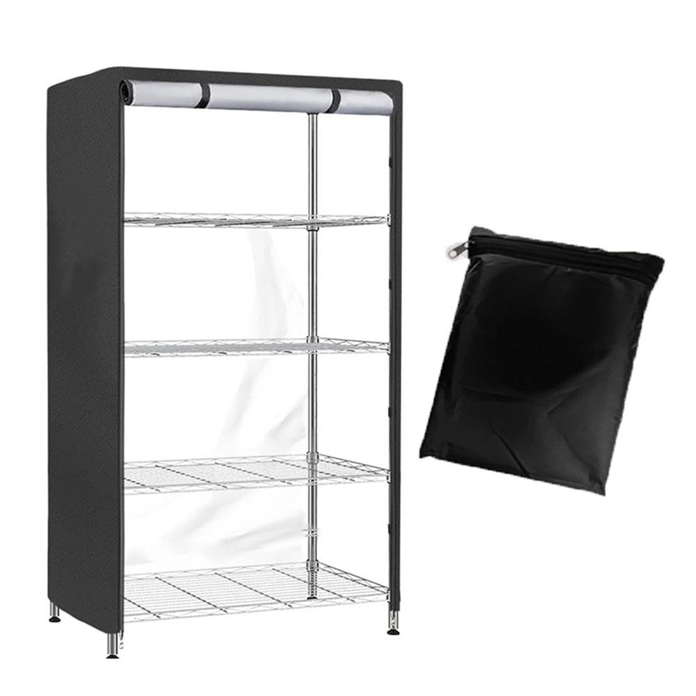Mesh PVC Storage Shelf Cover For 48L X 18W X 72H With 3 Way Accessibility