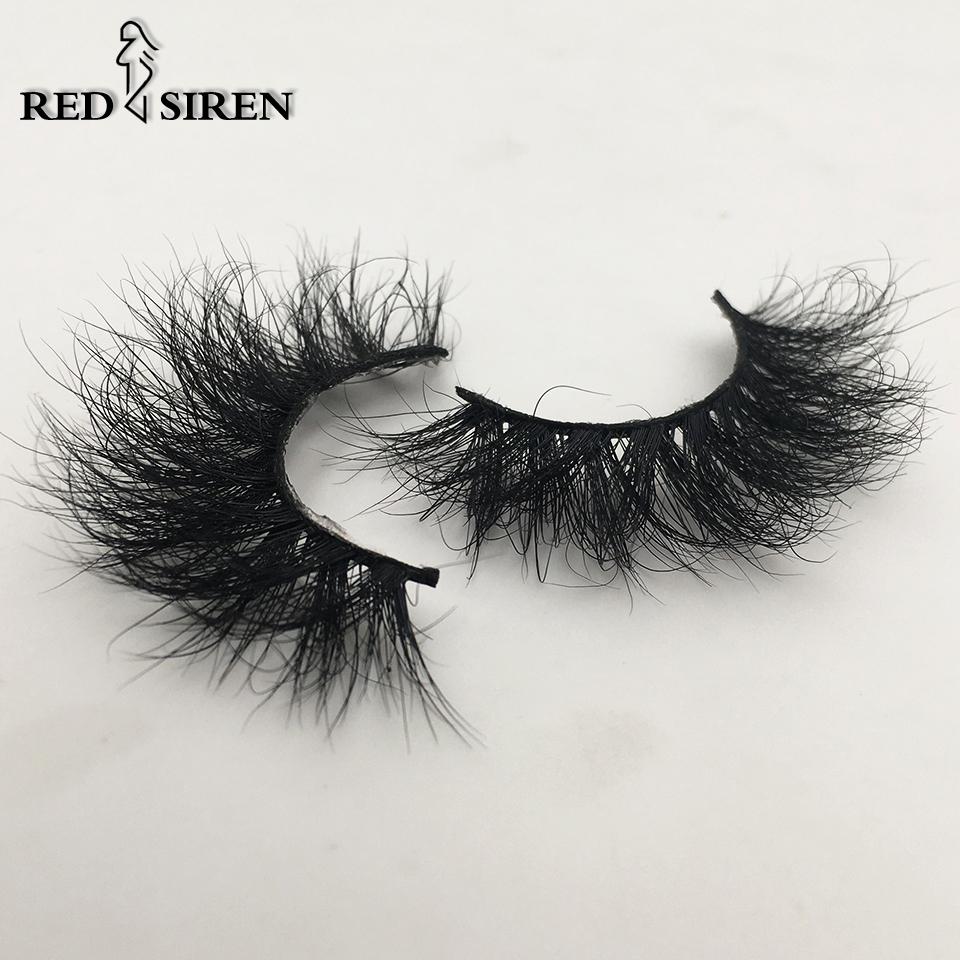 RED SIREN Fluffy Eyelashes 10mm-18mm 3d Mink Eyelashes Handmade Soft Volume Natural Lashes Maquillaje Lash Vendors False Lashes