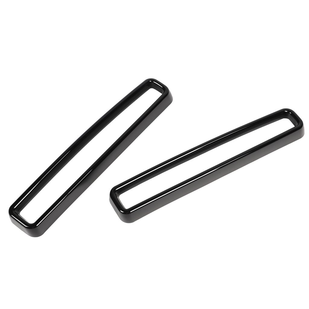 Front Grill Grille Inserts Guards Cover Trim Replacement for Dodge Challenger 2015 To 2020 Glossy Black