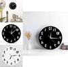Horloge murale anti-acrylique inversée avec affichage LED pour la décoration du salon