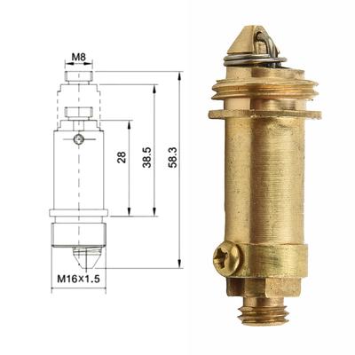 1/2pcs Spring Plug/Bounce Valve For Standard Basin Wastes Fittings Bounce Valve Spring Mechanism Home Improvement Bathroom Parts