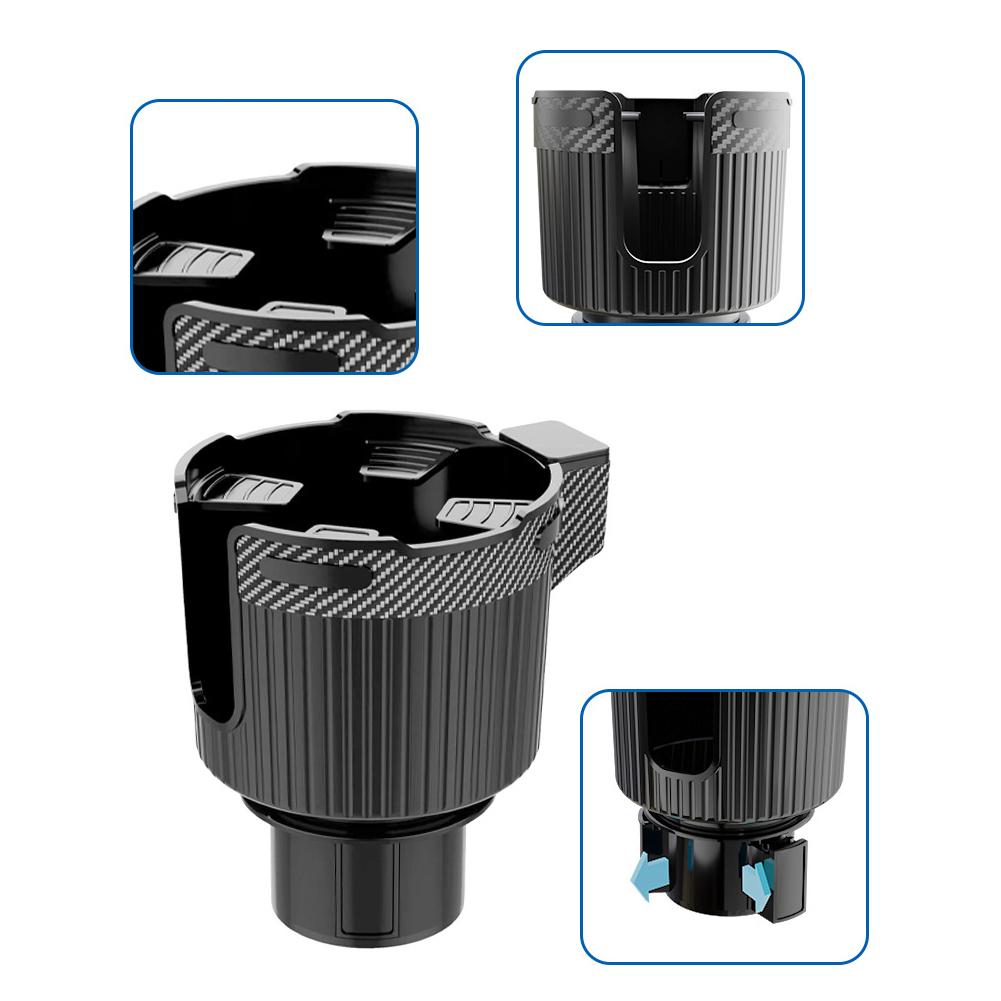 Car Cup Holder Expander Coffee Drinks Bottle Holder Extender Adapter for Large Bottles Mugs In 3.0 4.4in