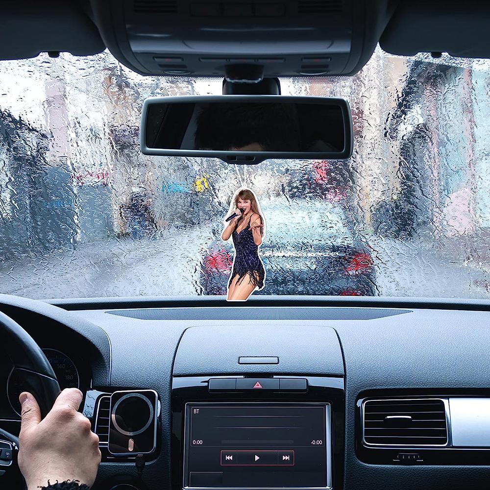 8pcs Taylor Funny Car RearviewMirror Household Hanging Decor Accessories for Fan