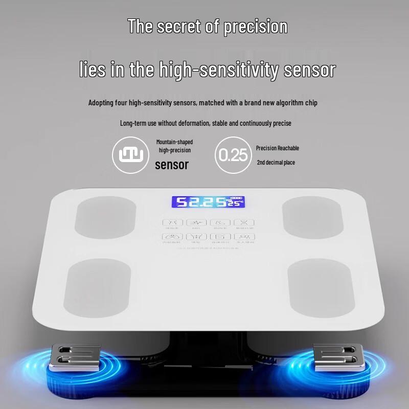 ZISIZ Rechargeable Smart Body Fat Scale