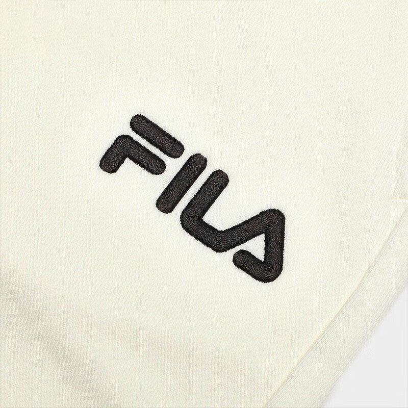 New FILA Knitted Sweatpants Women's Milk Salt White F51W339699F-IV