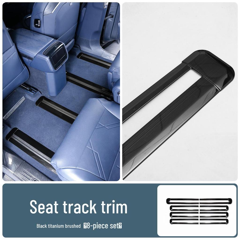 Stainless Steel 304 Anti-Scratch Seat Rail Strip for Zeekr 9X Interior