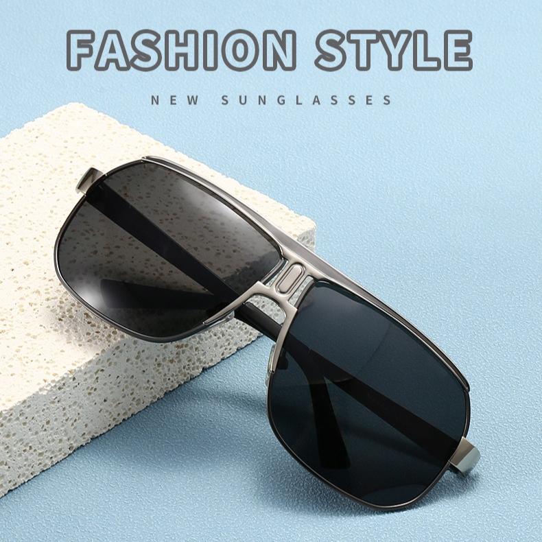 Premium Retro Oversize Style Polarized Glasses, for Men Women Casual Business Outdoor Sports Party Vacation Travel Driving Fishing Supply Photo Prop