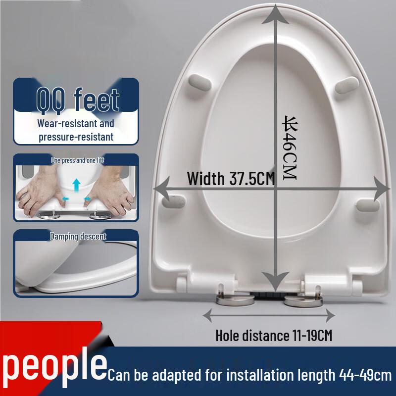 Homeglen Universal Thickened Toilet Seat Cover