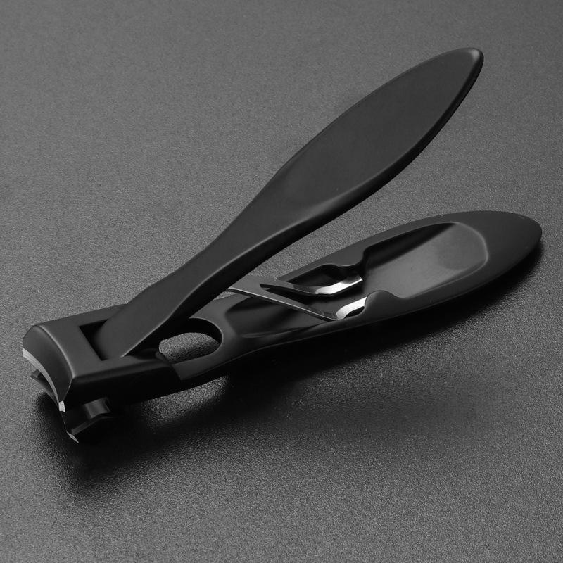 Luxury Ultra-thin Portable Nail Clippers Mantis Shape 9*1.5*1.9mm Finger Black Nail Clippers Set