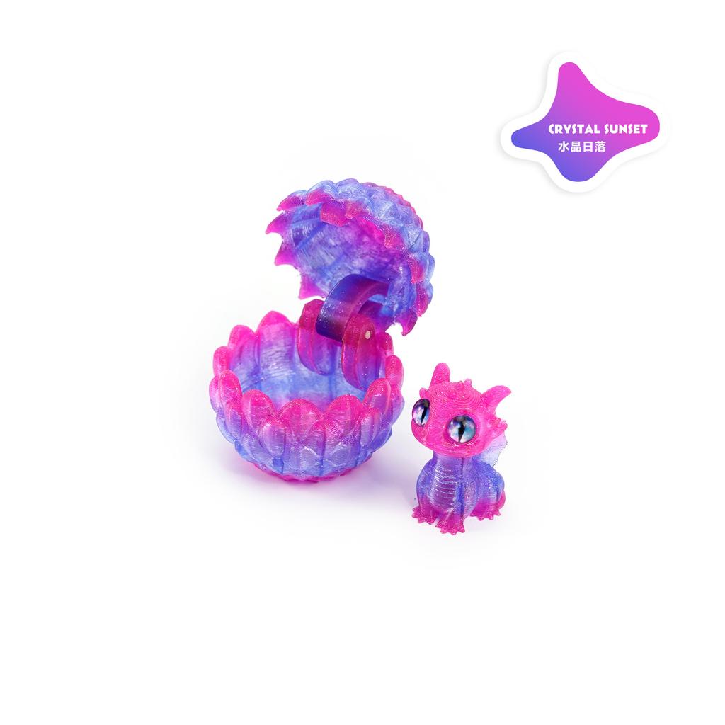 1D Printing Dragon Egg Mini Dragon Figure Surprise Gift for Kids Birthdays Party Favors Gifts Desk Decoration Dinosaur Figurine