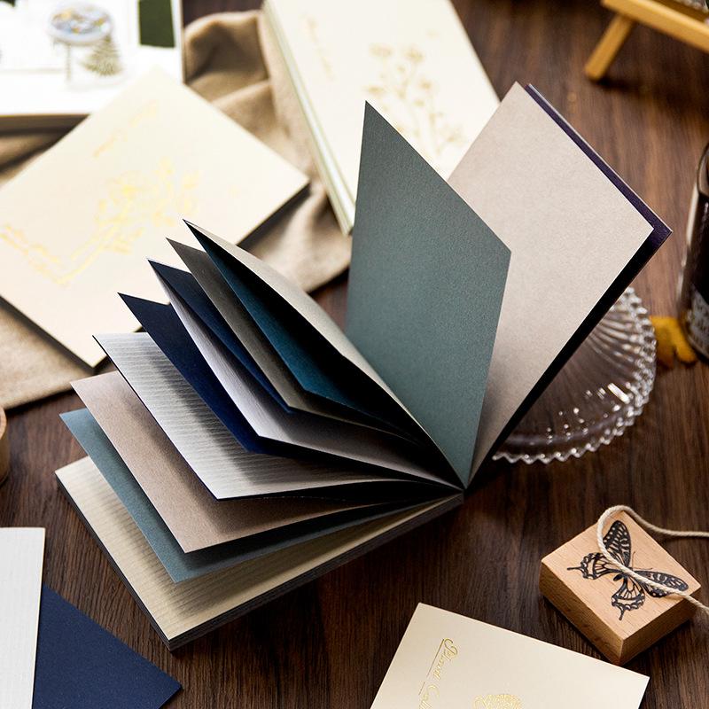 50 Sheets Multi-Color Special Paper Decorative Material Papers For Craft Card Making Journal Scrapbooking Background Diy