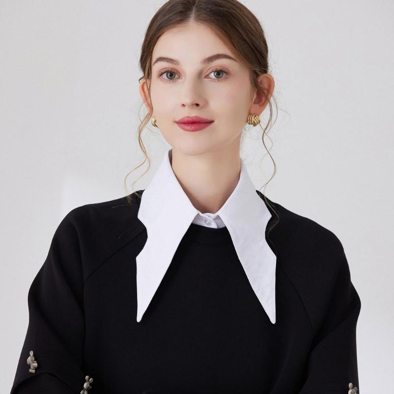 Women False Collar Fashion French Floral Collar Girl Casual Decorative Collar