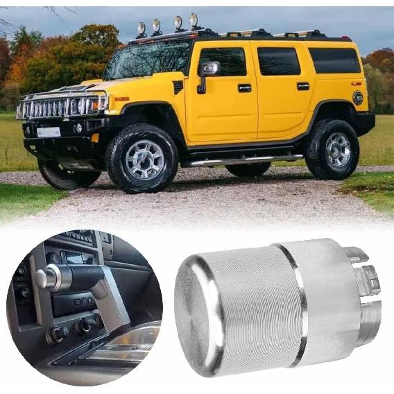 Billet Aluminum Transmission Shifter Button Compatible with Hummer H2 & H2 SUT (NOT ABS)