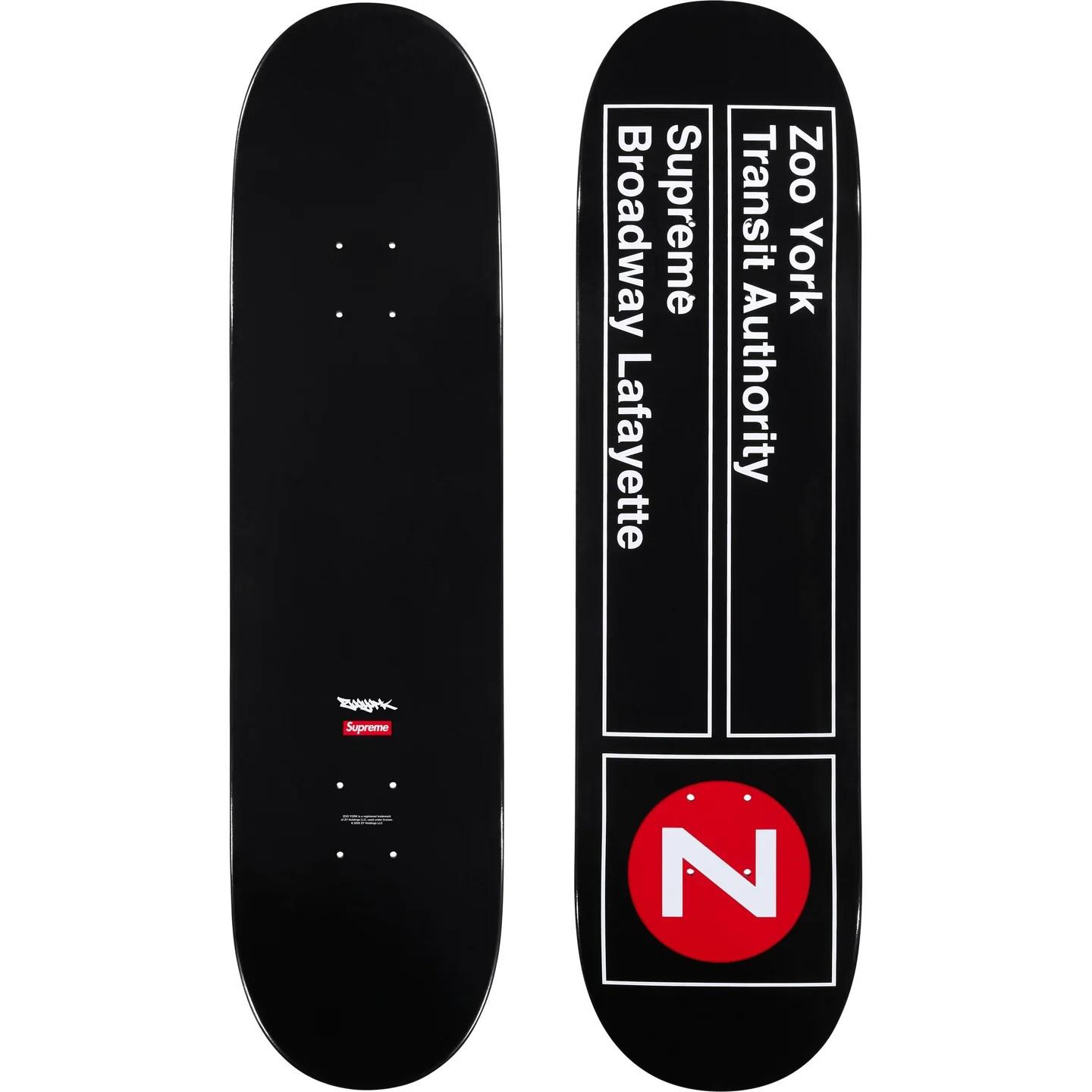 Supreme Zoo York Skateboard Black One-Size