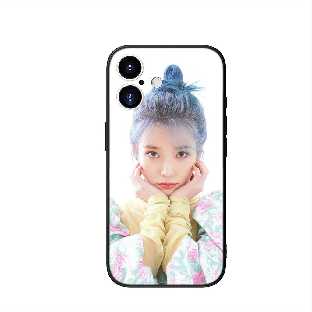 Kpop IU Lee Ji eun Jieun Phone Cover Case for Apple iPhone 17 16 15 11 Pro XS Max XR 6 7 8 Plus + SE 2020 5 16E Casing