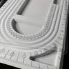 Creative Beading Tray for DIY Projects Flocking Bead Board Jewelry Making Organizer Tray Convenient Bead Sorting Board