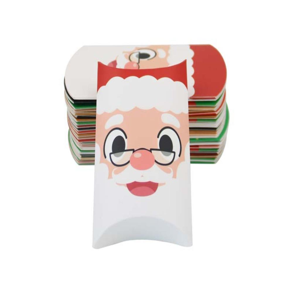 10PCS Handheld Candy Boxes Bags Merry Christmas Christmas Gift Bag  New Year Party Favors