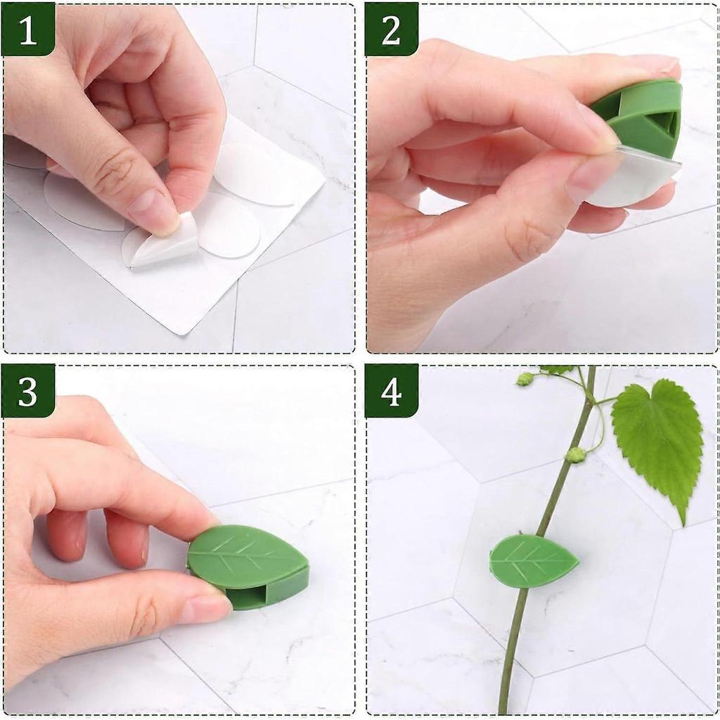 30 Pcs Plant Clips,Climbing Plant Clip,Plant Fixing Clips,Wall Vine Support,Office Cable Clip,Plant Wall Vine Support,Climbing Plant for Gardening Vin